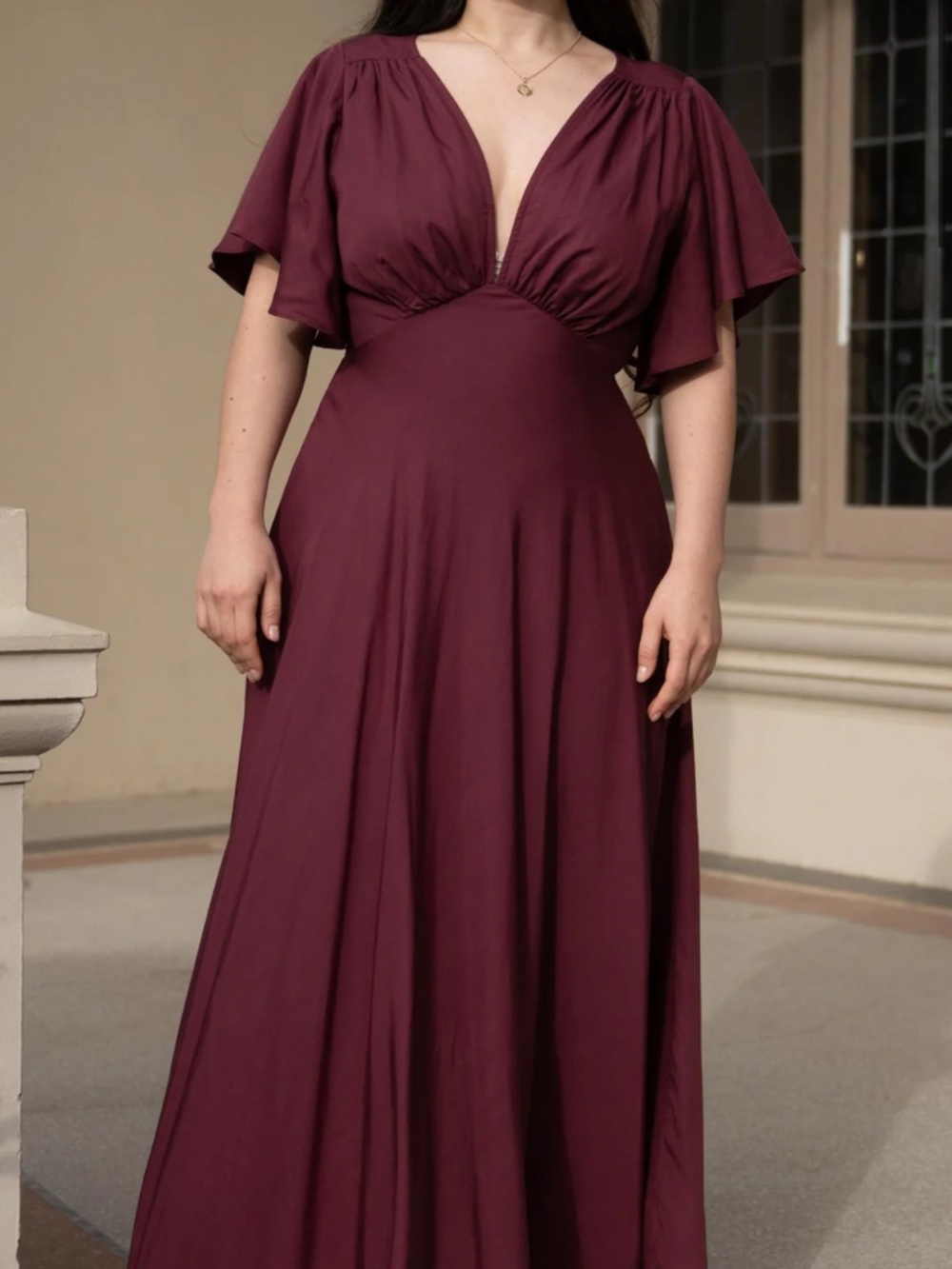 Aulieude Athena Plum Dress